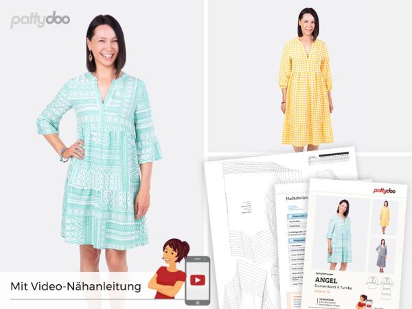 Schnittmuster Angel Kleid und Tunika by pattydoo